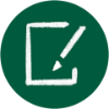 An animation of a form being filled out